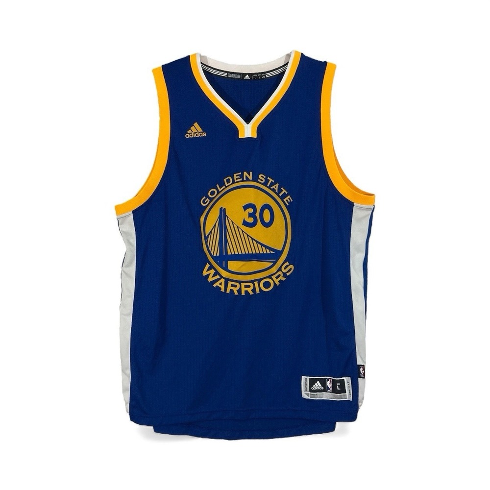 Adidas Golden State Warriors Stephen Curry Jersey Size Large‎ AUTHENTIC NBA